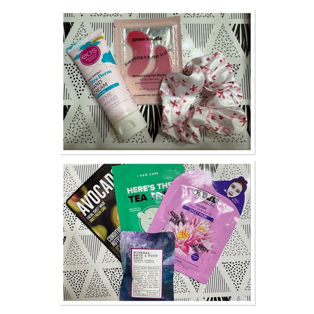 Face & Eye Masks + Lotion + Bath Salts